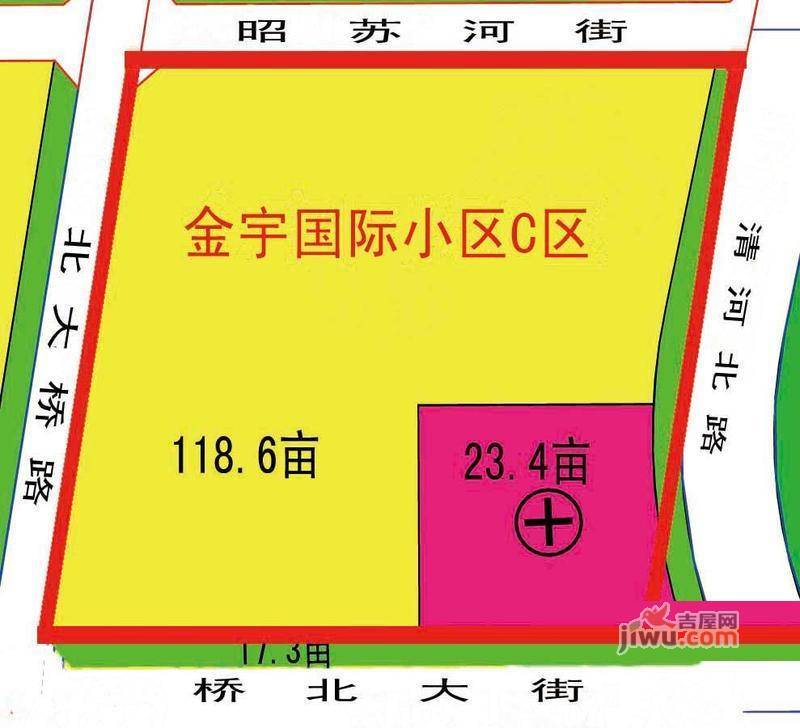 金宇国际小区C区位置交通图图片