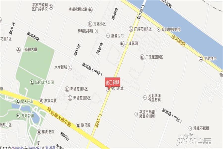 金江新城位置交通图