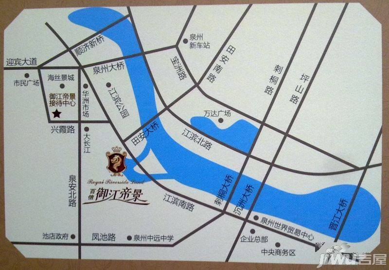 百信御江帝景位置交通图图片