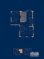 晋江世茂御龙湾3室2厅3卫户型图