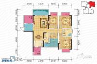 长乐星城4室2厅2卫132.8㎡户型图