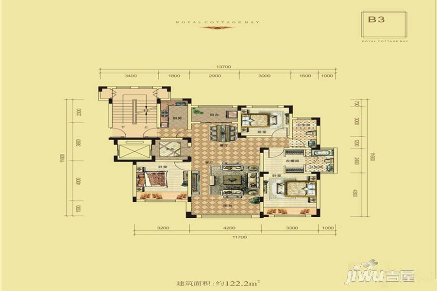 御墅珑湾户型图