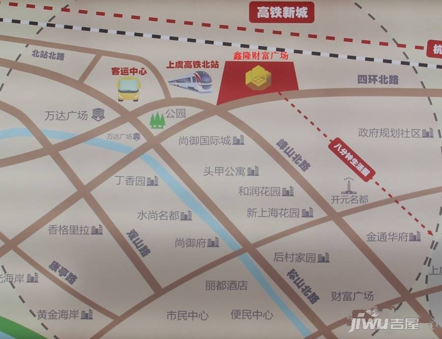 高铁鑫隆广场规划图