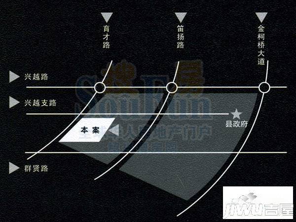 领先国际位置交通图1