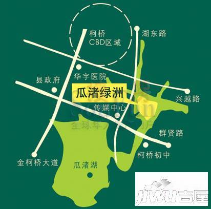 瓜渚绿洲位置交通图图片