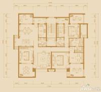 大城小院4室2厅3卫185㎡户型图