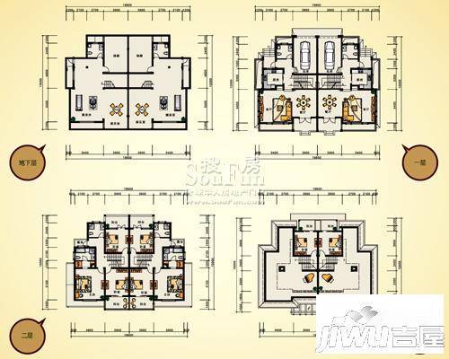 稽山一品5室2厅3卫320.1㎡户型图