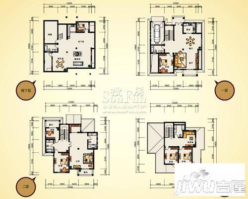 稽山一品7室2厅4卫368㎡户型图