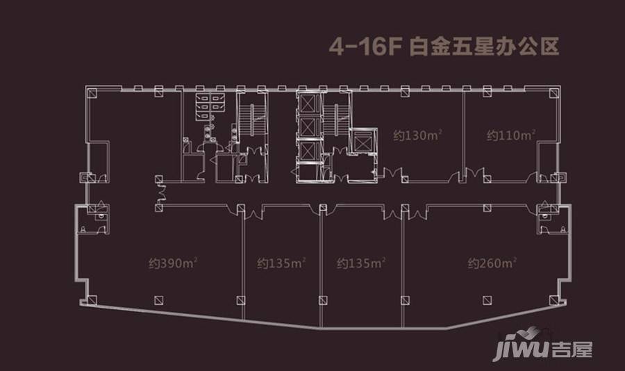 星源国际1室1厅1卫110㎡户型图