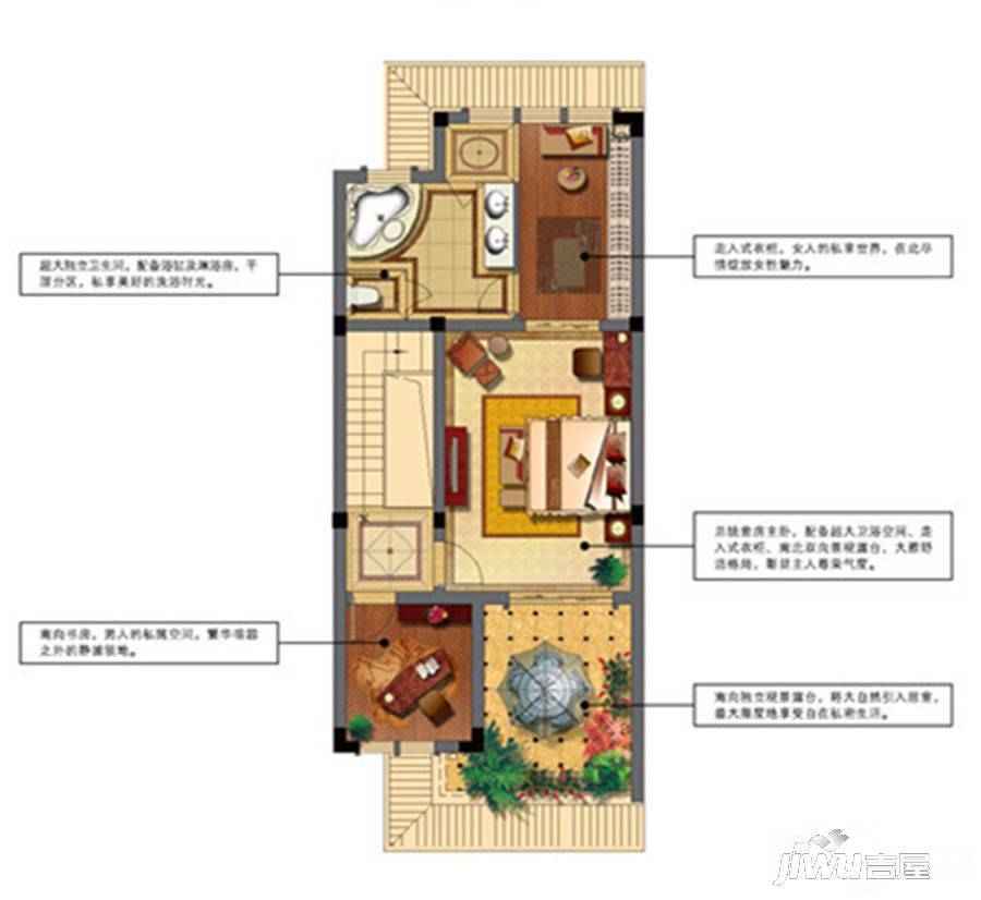 龙湾府4室2厅5卫370㎡户型图