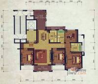 凯瑞米兰公馆4室2厅2卫140㎡户型图