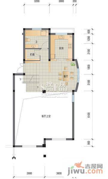 碧波康庭4室3厅3卫230.7㎡户型图