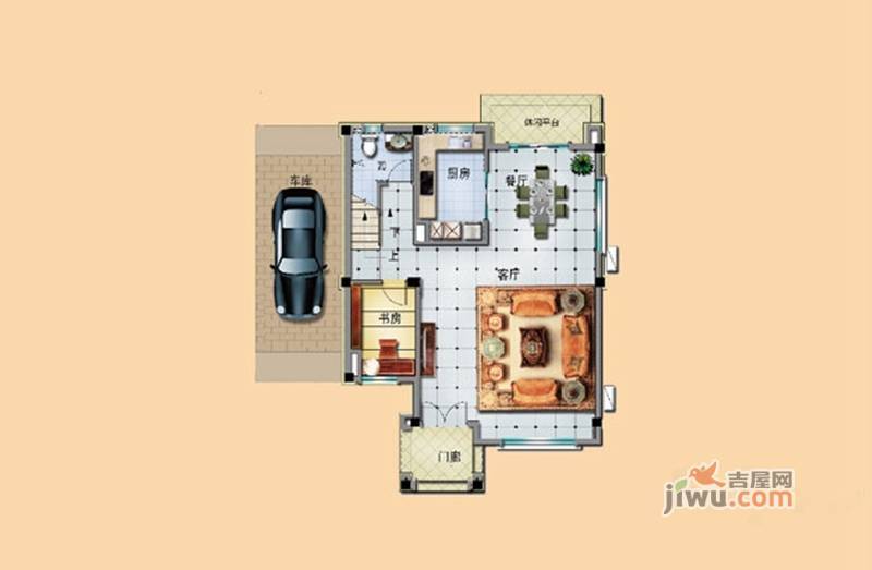 宁德碧桂园5室2厅5卫248㎡户型图