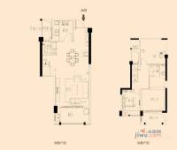 泰禾红树林3室2厅3卫111㎡户型图