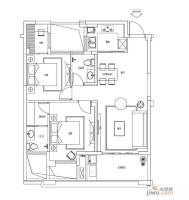 中融中央首府2室2厅1卫76㎡户型图