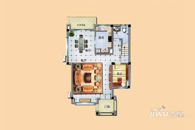 宁德碧桂园4室2厅4卫210㎡户型图