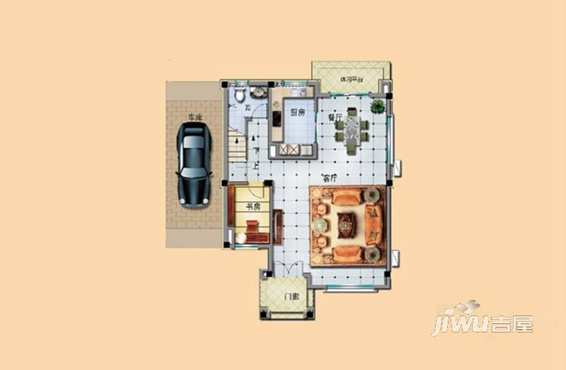 宁德碧桂园5室2厅5卫248㎡户型图