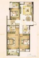 新榕金溪首府3室2厅2卫109㎡户型图