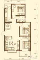 泛华公园里3室2厅1卫107.8㎡户型图