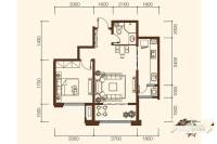 天泓华郡1室1厅1卫71.3㎡户型图