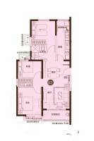 太原恒大城3室2厅1卫109㎡户型图