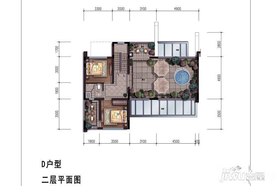 碧桂园海南之心4室2厅3卫170㎡户型图