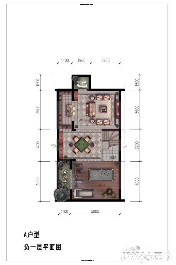 碧桂园海南之心3室2厅4卫161㎡户型图