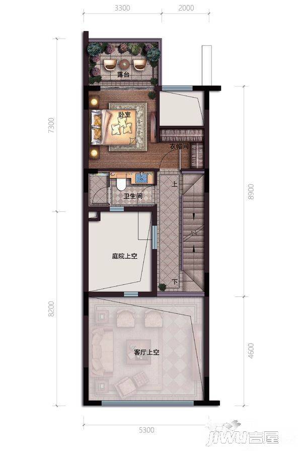 碧桂园海南之心3室4厅4卫266㎡户型图