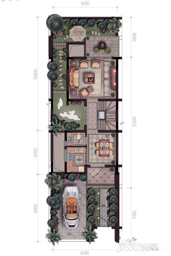 碧桂园海南之心4室5厅4卫203㎡户型图