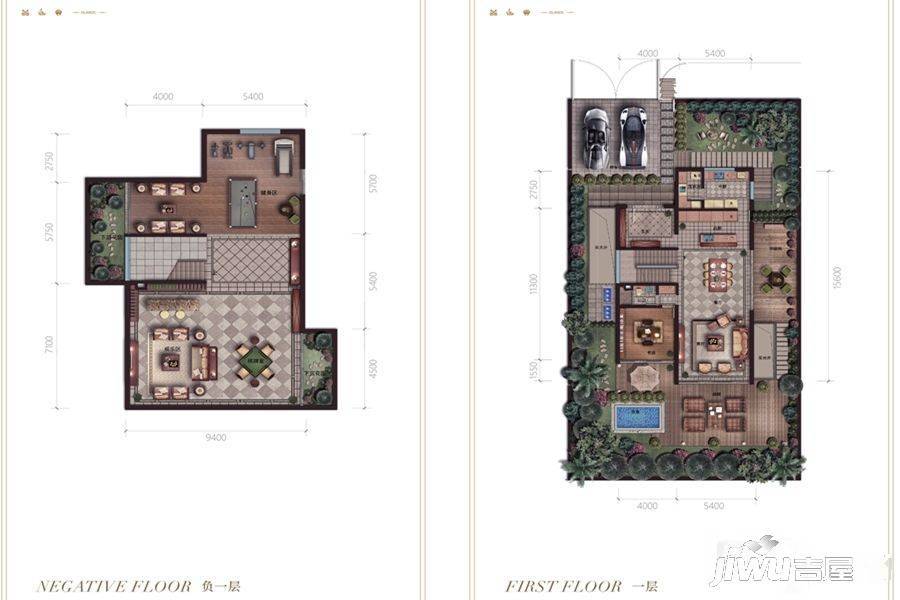 碧桂园海南之心6室5厅4卫336㎡户型图