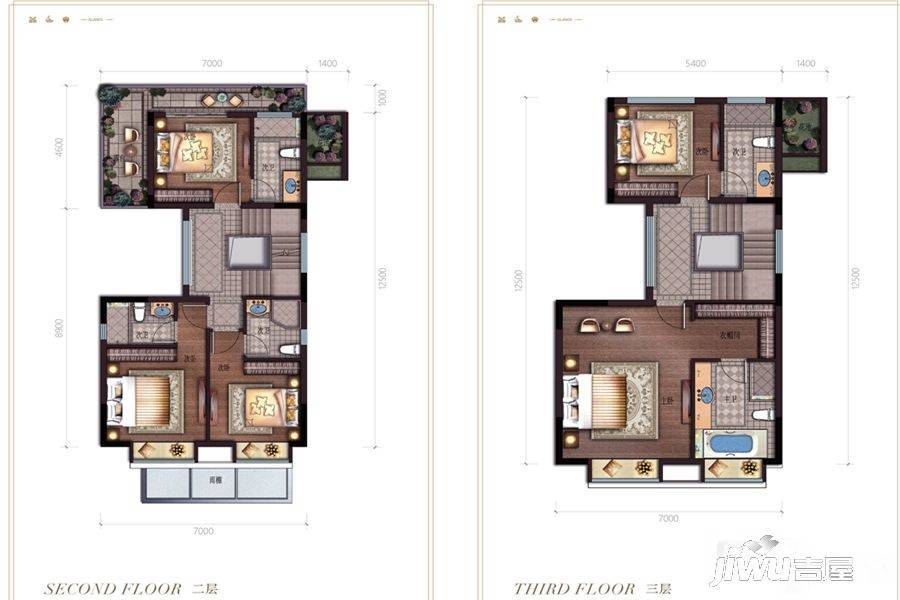 碧桂园海南之心5室2厅6卫227㎡户型图