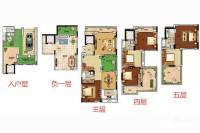 碧桂园中央半岛海云府4室3厅3卫240㎡户型图