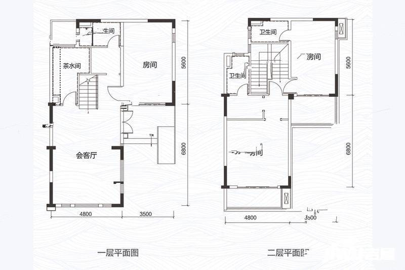 碧桂园海泉湾3室1厅3卫156㎡户型图