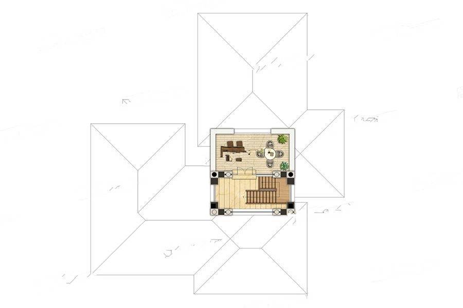 耀江西岸公馆4室4厅4卫625.3㎡户型图