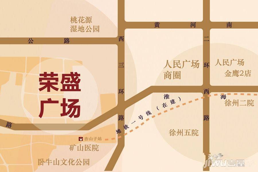 荣盛广场位置交通图