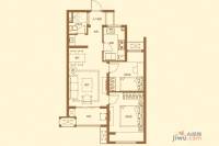 万科橙郡2室2厅1卫74㎡户型图