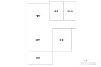 华润绿地·凯旋门1室2厅1卫67.4㎡户型图