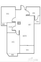 德晟君园2室2厅1卫户型图