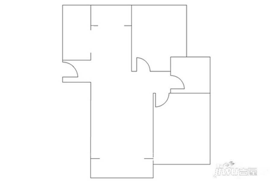 财富湾3室2厅1卫98.3㎡户型图