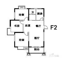 科倍尚城3室2厅1卫112.7㎡户型图