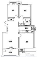 金御蓝湖3室2厅1卫