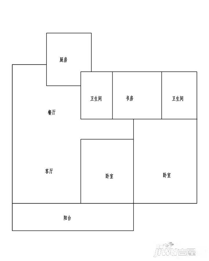 华润绿地·凯旋门3室2厅2卫115㎡户型图