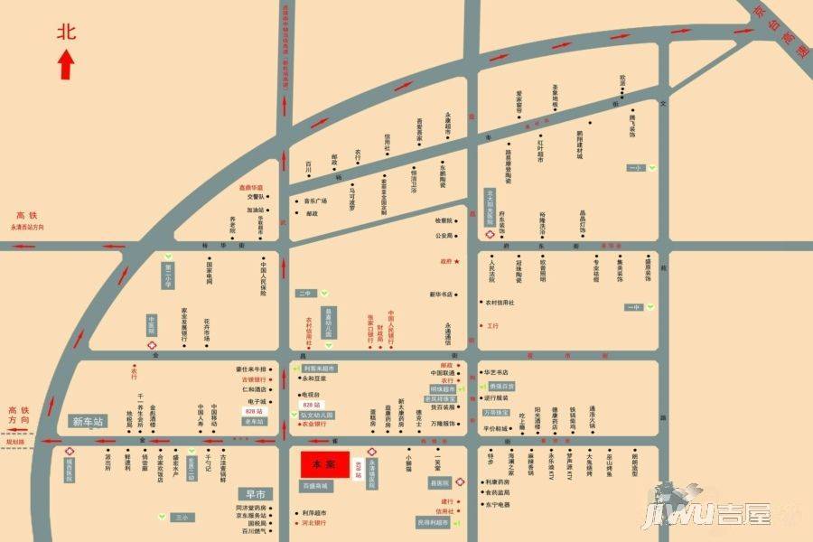 德丰海棠园位置交通图3