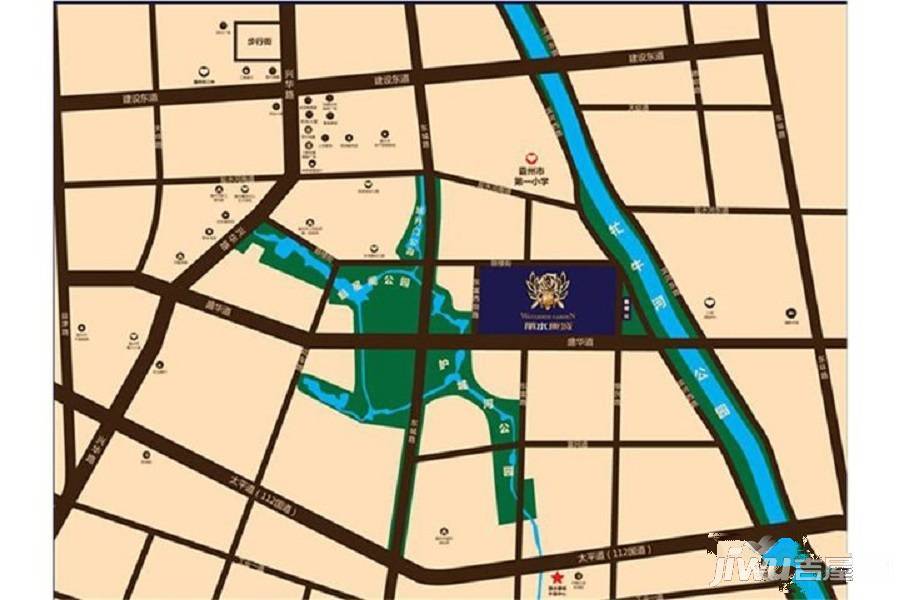丽水康城位置交通图