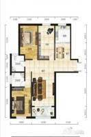 建投聚银新都3室2厅2卫145.3㎡户型图