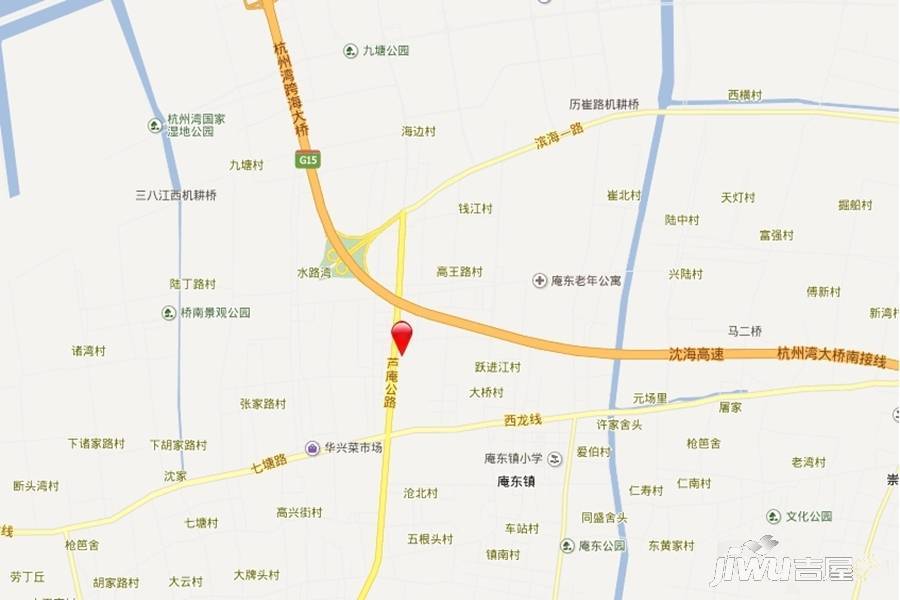 杭州湾兆丰国际商贸城位置交通图