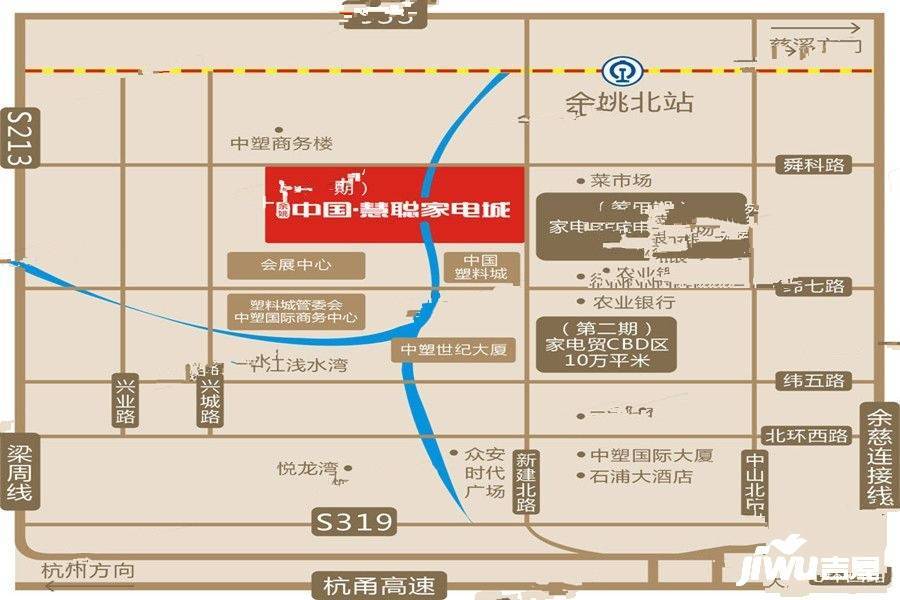 中国慧聪家电城位置交通图图片
