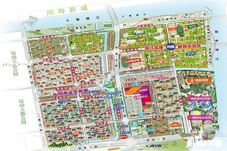 杭州湾世纪城沙盘图图片