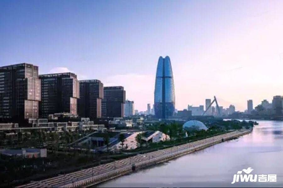 宁波财富中心实景图图片