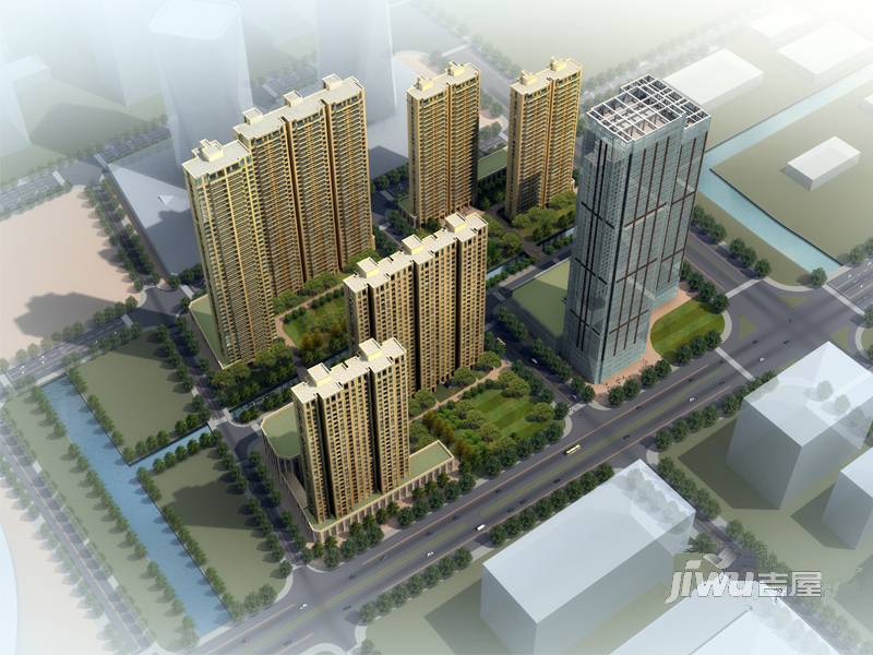 恒大城市之光广场沙盘图图片